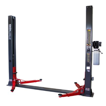 KROFtools 4.0 t Profi 2 Säulen Hebebühne - BASIC LINE Zwei-Säulen-Hebebühne 4 Tonnen 230V Anschluss und manueller Verriegelung - 9802